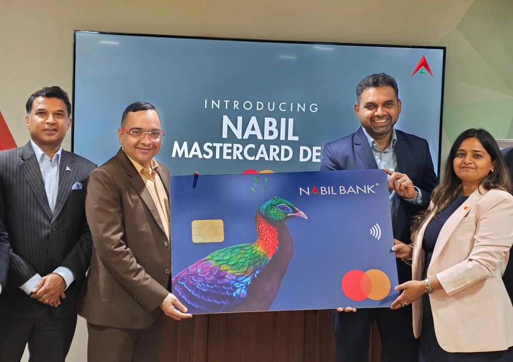 नबिल बैंकद्वारा मास्टरकार्ड डेविट कार्ड जारी, ग्राहकले प्रिमियम सुविधा पाउने