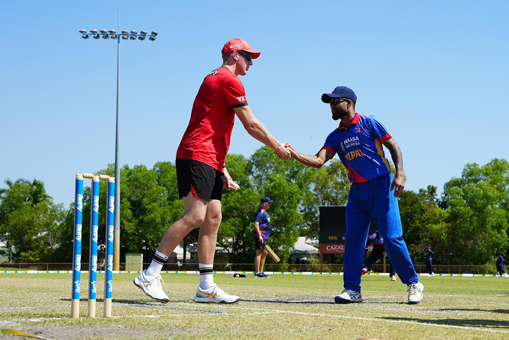 टप इन्ड सिरिजः नेपालको लगातार दोस्रो जित, मेर्लबर्न रिनेगेटट्स ३३ रनले पराजित
