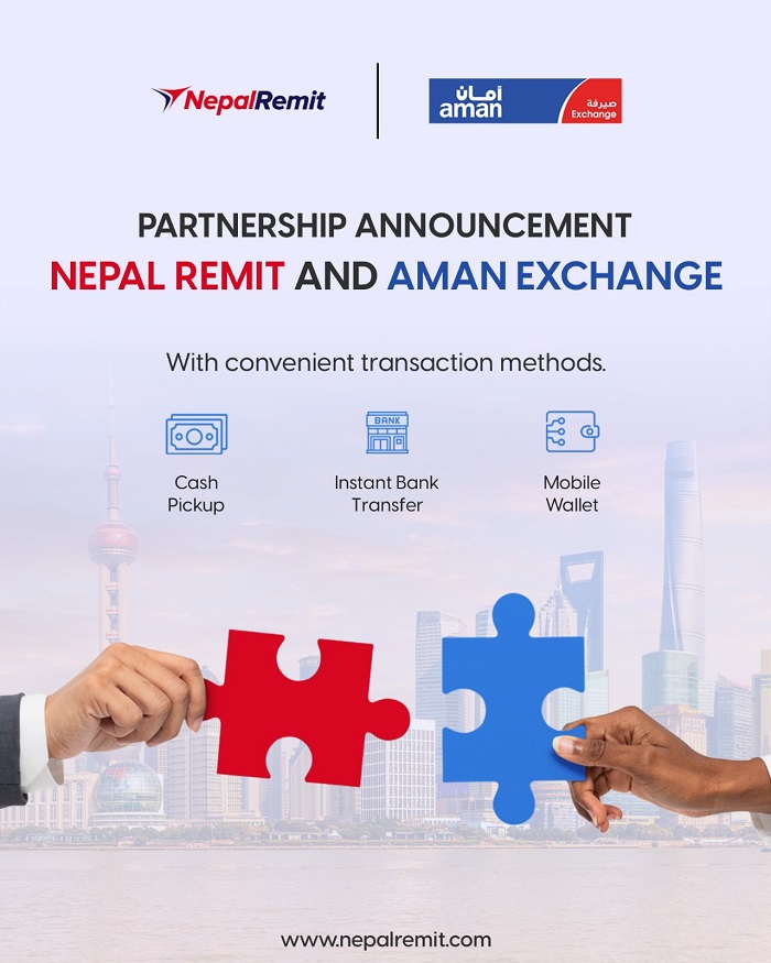 नेपाल रेमिट र कुवेतको अमान एक्चेञ्ज कम्पनीबीच रेमिट्यान्स् भुक्तानी सम्झौता