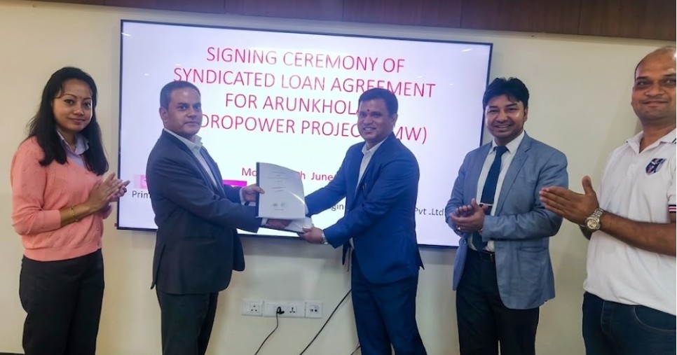 प्राइम कमर्शियल बैंकको एकल ऋण लगानीमा अरुण खोला–२ जलविद्युत आयोजना निर्माण हुने
