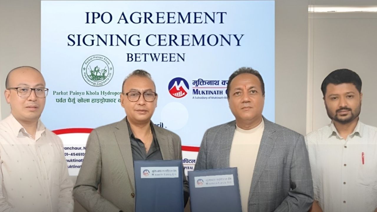 पर्वत पैँयु खोला हाइड्रोपावरले साधारण सेयर जारी गर्दै, बिक्री प्रबन्धकमा मुक्तिनाथ क्यापिटल