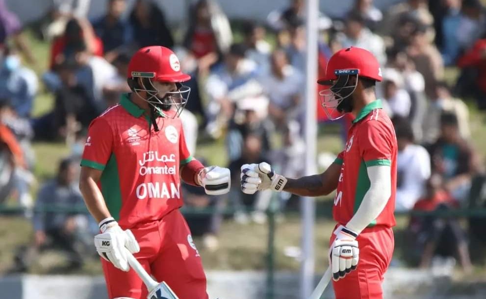 बहराइनलाई १० विकेटले हराउँदै ओमान टी-२० विश्वकपमा छनोट