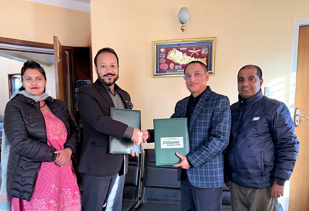 सिटिजन्स क्यापिटल लिमिटेड र पशुपति भेन्चर लिमिटेड बीच निष्काशन तथा बिक्री प्रबन्धक नियुक्ति सम्बन्धी सम्झौता