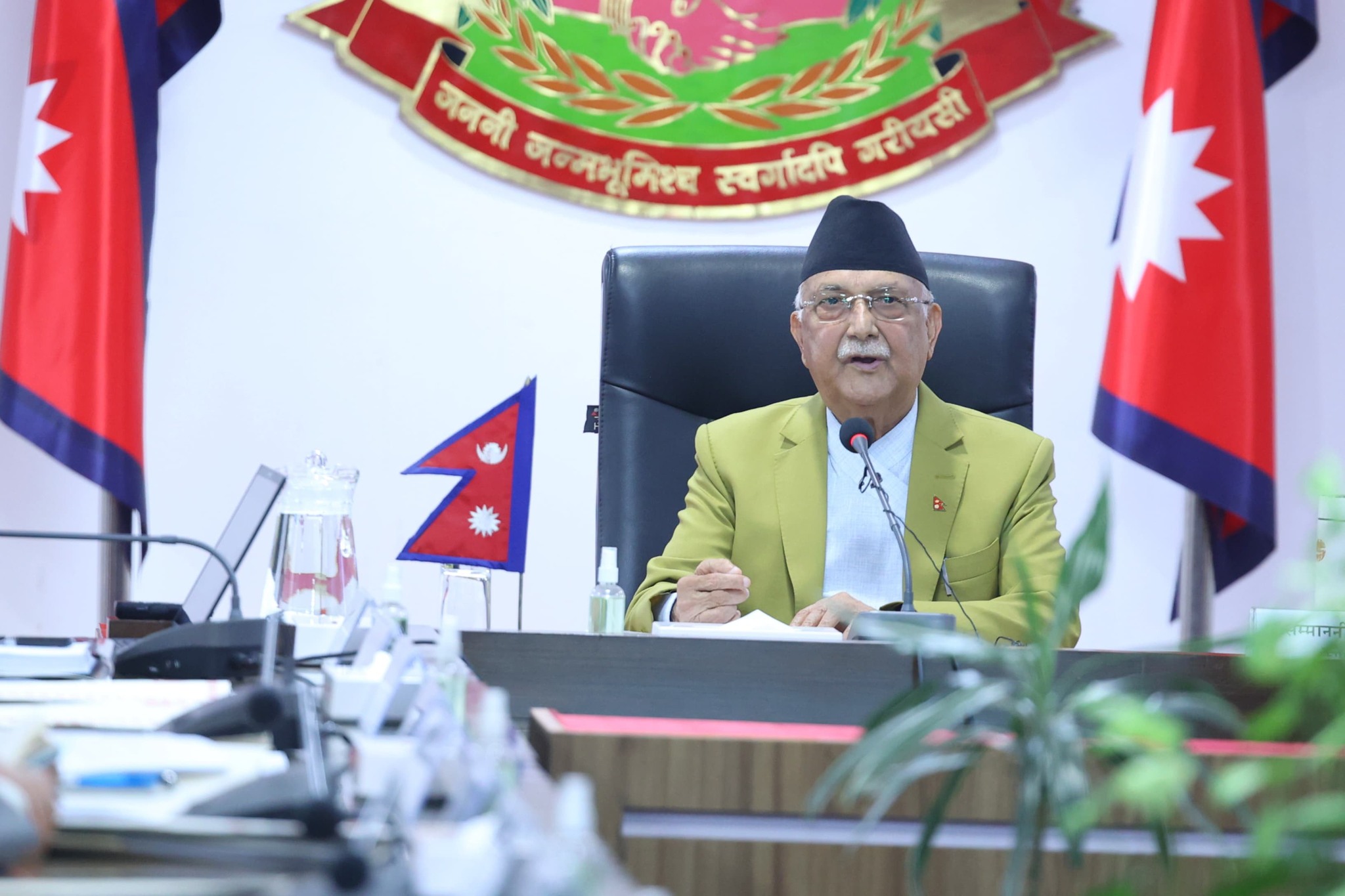 प्रधानमन्त्री ओलीको निर्देशन : ‘विकासमा ढिलासुस्ती अब सह्य हुँदैन, परिणाममुखी क्रान्ति चाहिन्छ’