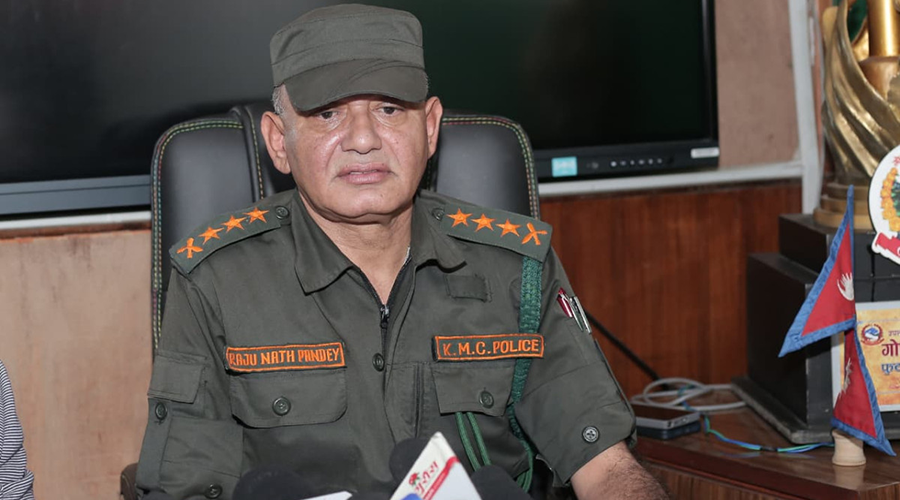 काठमाडौं महानगरका प्रहरी प्रमुख राजुनाथ पाण्डेले दिए राजीनामा