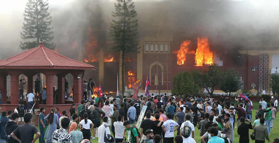 राष्ट्रपति कार्यालय तोडफोडमा संलग्न ३ जना पक्राउ