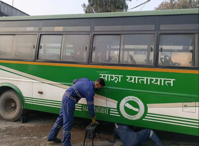 साझाका ३१ वटा गाडीको प्रदूषण जाँच गर्दा १२ वटा फेल