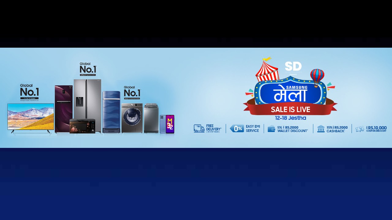 सस्तोडिलले सबैभन्दा ठुलो एक हप्ते "Samsung Mela" क्याम्पेन सुरु