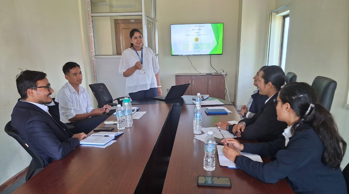 सेबोनमा नव नियुक्त कर्मचारीका लागि अभिमुखीकरण तालिम सम्पन्न