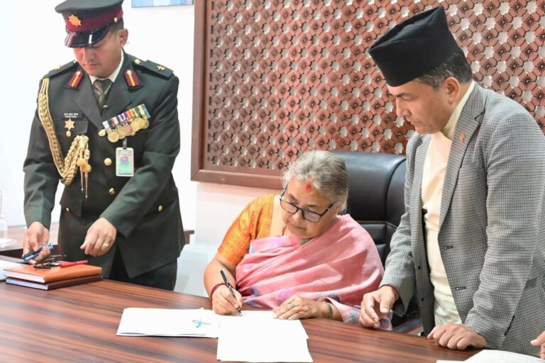 प्रधानमन्त्री कार्कीद्धारा मन्त्रिपरिषद् विस्तार, यी चार मन्त्रीले शपथ लिँदै