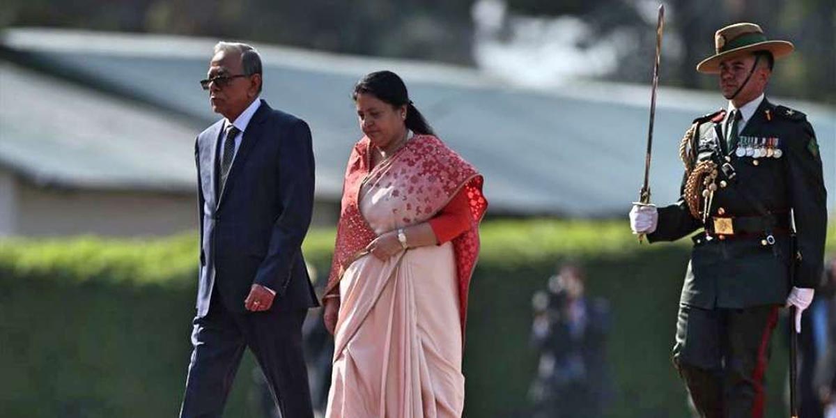 राष्ट्रपति विद्यादेवी भण्डारीको बंगलादेश भ्रमण कार्यक्रम कोरोना भाइरसका कारण स्थगित